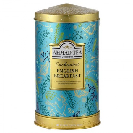 Herbata W Puszce Z Pozytywką English Breakfast 80g Ahmadtea Herbaty Sklep Internetowy Teatea Pl