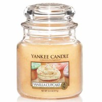 Świeca średnia Yankee Candle Vanilla Cupcake