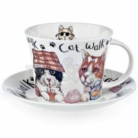 Filiżanka śniadaniowa Animal Fashion Cat 450ml Roy Kirkham