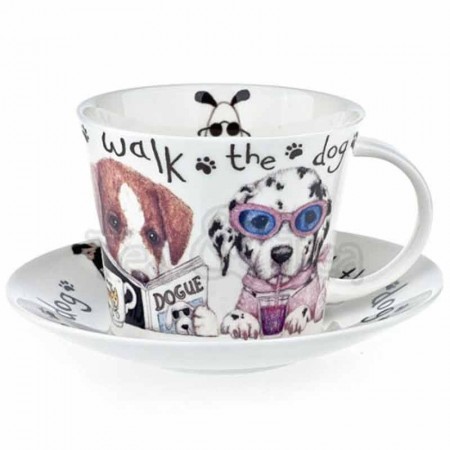 Filiżanka śniadaniowa Animal Fashions Dog 450ml Roy Kirkham
