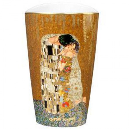 Wazon Pocałunek 19cm Gustaw Klimt Goebel