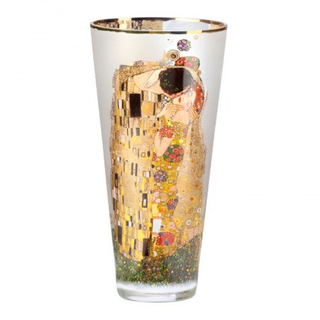 Wazon Pocałunek 30 cm Gustaw Klimt Goebel