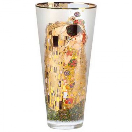 Wazon Pocałunek 30 cm Gustaw Klimt Goebel