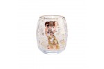 Szklany świecznik Oczekiwanie 13.5 cm Gustaw Klimt Goebel