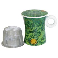 Kubek Ziemia z zaparzaczem 300ml Tea Logic