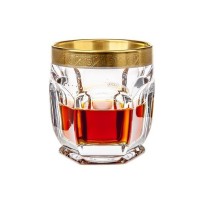 Komplet 6 szklanek do whisky 250 ml seria Bohemia Safari Gold
