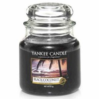 Świeca średnia Yankee Candle Black Coconut