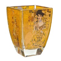 Świecznik szklany Adela 11 cm Gustaw Klimt Goebel