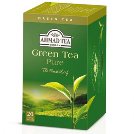 Herbata w saszetkach alu Green Tea 20szt AhmadTea