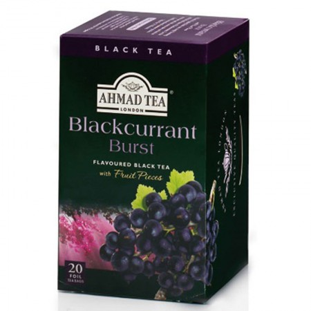 Herbata w saszetkach alu Blackcurrant 20szt AhmadTea