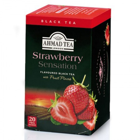 Herbata w saszetkach alu Strawberry 20szt AhmadTea