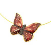 Naszyjnik Butterfly Red  Joanna Charlotte Goebel