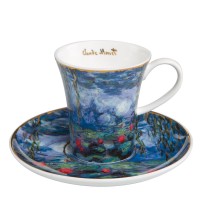 Filiżanka espresso Lilie wodne 100ml Claude Monet Goebel