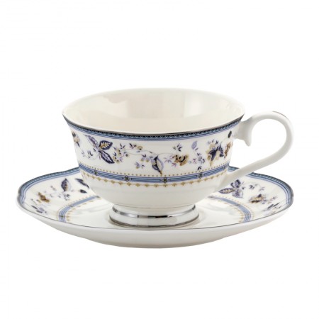 Filiżanka Granatowe kwiatki 250ml English Collection