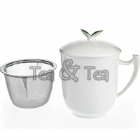 Kubek Tea Time z zaparzaczem i pokrywką 300ml Tea Logic