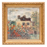 Obraz The Artist’s House 32x32 cm Claude Monet Goebel