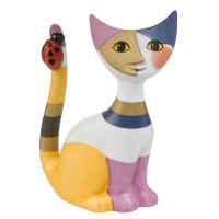 Figurka kot Piccola coccinella 8 cm Rosina Wachtmeister Goebel