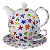Tea for one Starburst zestaw filiżanka 250ml z dzbankiem Dunoon