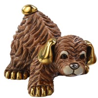 Figurka Mały pies brązowy 7 cm De Rosa Rinconada