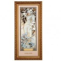 Obraz Winter 1900 27x57 cm Alphonse Mucha Goebel