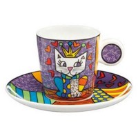 Filiżanka espresso Her Royal Highness 100ml Romero Britto Goebel