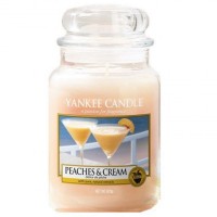 Świeca duża Yankee Candle Peaches Cream