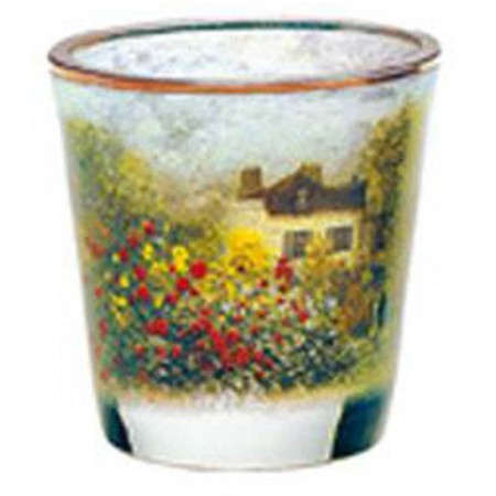 Świecznik szklany Dom Artysty 8cm Claude Monet Goebel