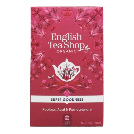 Herbata Rooibos, Acai & Pomegranate 20 saszetek English Tea Shop