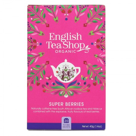 Herbata Super Berries 20 saszetek English Tea Shop