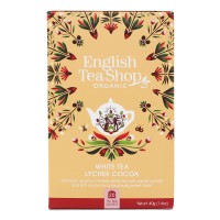 Herbata White Tea Lychee Cocoa 20 saszetek English Tea Shop