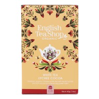 Herbata White Tea Lychee Cocoa 20 saszetek English Tea Shop