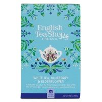 Herbata White Tea Blueberry Elderflower 20 saszetek English Tea Shop