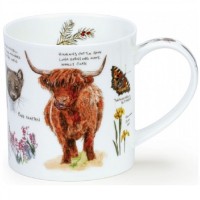 Kubek Orkney Scottish Notebook Highland Cow 350ml Dunoon