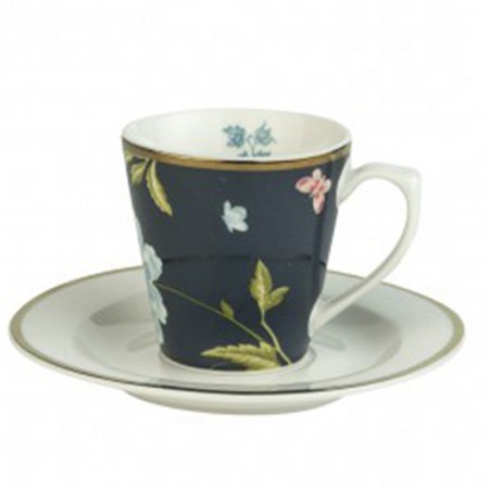 Filiżanka espresso Midnight Uni 80ml Laura Ashley Heritage