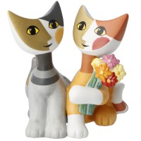 Figurka koty Mazzo di fiori  9,5cm Rosina Wachtmeister Goebel