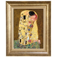 Obraz Pocałunek 28x34cm Gustav Klimt Goebel