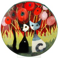 Wazon Innamorati tra i papaveri 30cm Rosina Wachtmeister Goebel