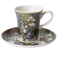 Zestaw 2 filiżanek espresso Wiosenne kwiaty 100 ml Auguste Renoir Goebel