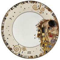 Talerz Pocałunek 23cm Gustaw Klimt Goebel
