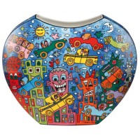 Wazon Not Getting Around the Traffic 21cm James Rizzi Goebel