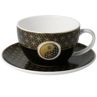 Filiżanka cappucino 250 ml Yin Yang Schwarz Goebel