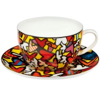 Filiżanka śniadaniowa Hearts 500 ml Romero Britto Goebel