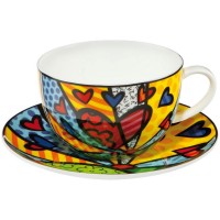 Filiżanka śniadaniowa A New Day 500 ml Romero Britto Goebel