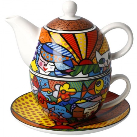 Tea for one Garden 350ml Romero Britto Goebel