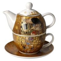 Tea for one Pocałunek 350ml  Gustav Klimt Goebel