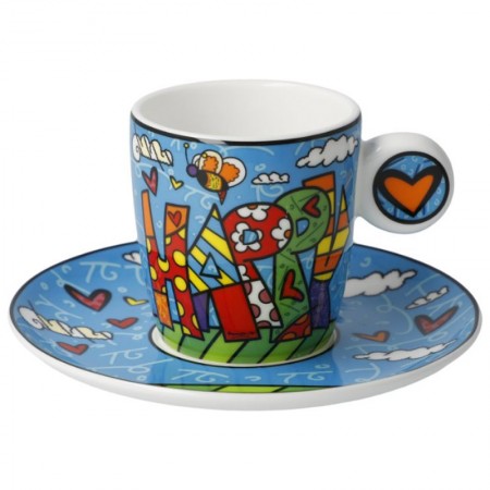 Filiżanka espresso Happy Romero Britto 100 ml Goebel