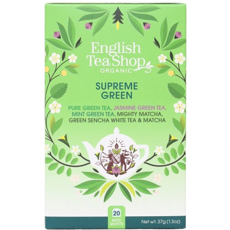 Herbata  Supreme Green 20 saszetek English Tea Shop
