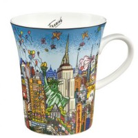 Kubek Butterflies over New York 400ml Charles Fazzino Goebel