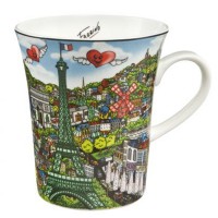 Kubek Come Visit Me in Paris 400ml Charles Fazzino Goebel