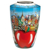 Wazon Butterfilies Over New York 41cm Charles Fazino Goebel